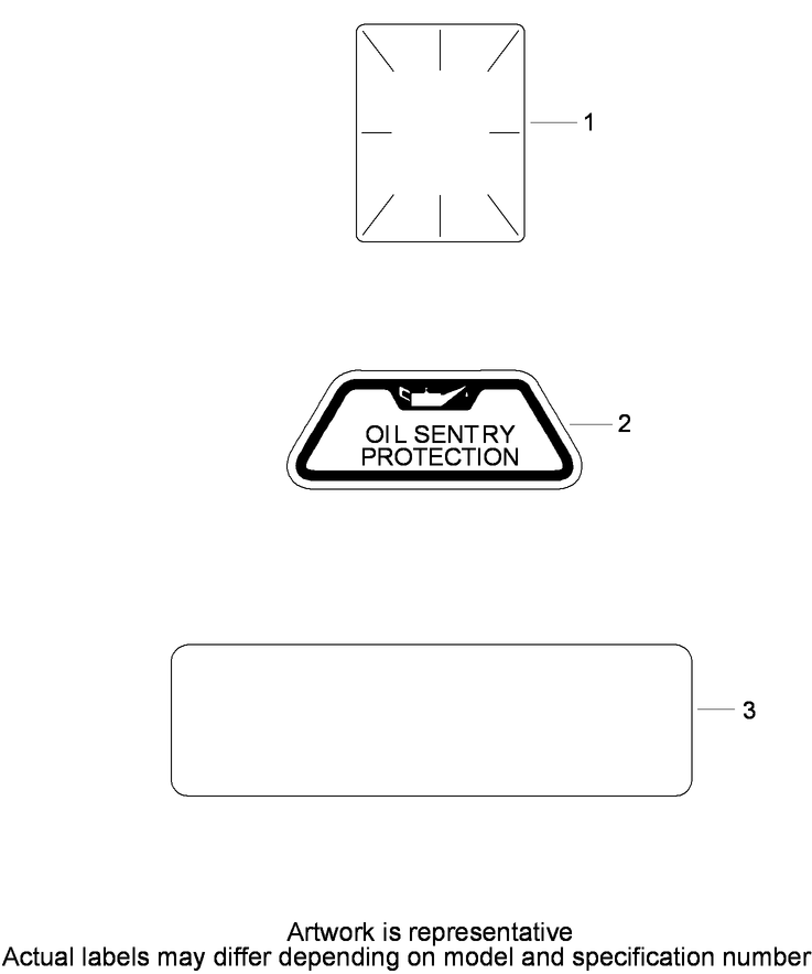 Decals  Kohler CH680-3025A