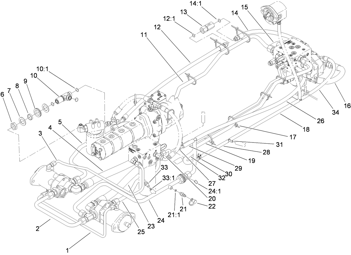 Traction Hydraulic Assembly