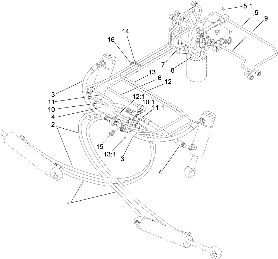 Lift Arm Hydraulic Assembly