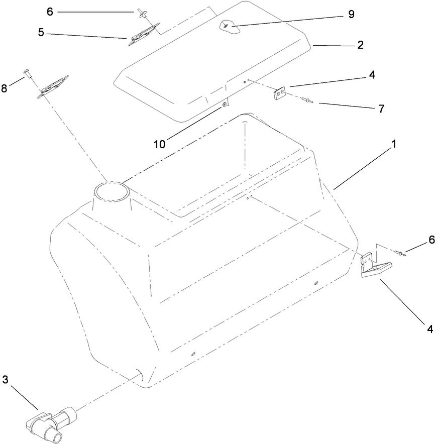 Fresh Water Tank Assembly No. 100-8438