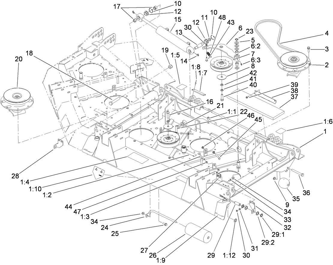 Center Deck Assembly