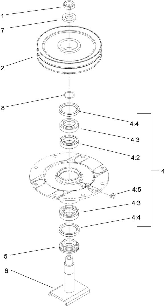 Double Driven Spindle Assembly No. 104-3530