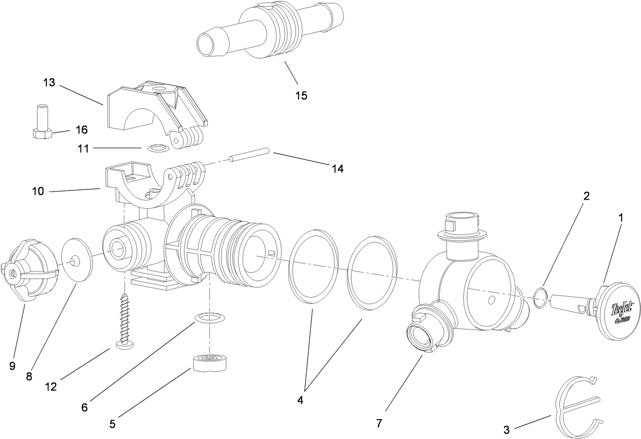 Double Turret Body Assembly No. 108-3727