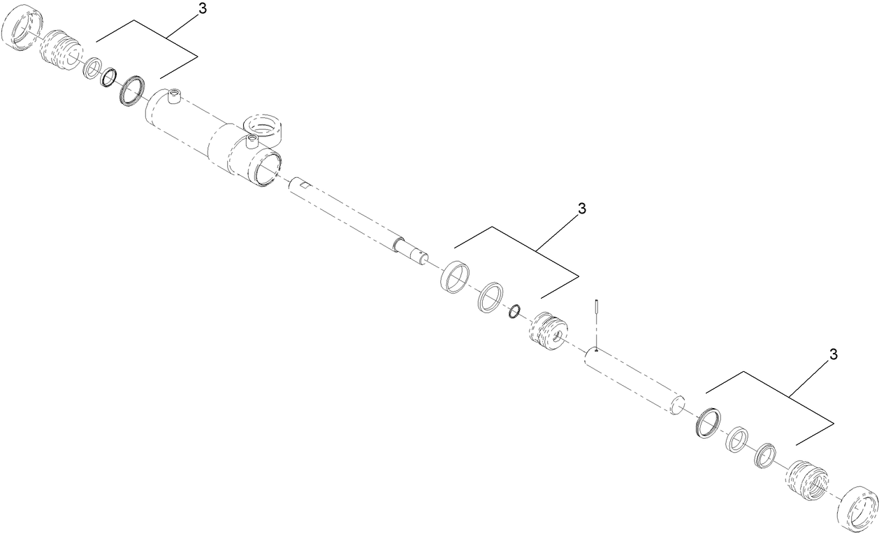 Hydraulic Cylinder Assembly No. 114-0403