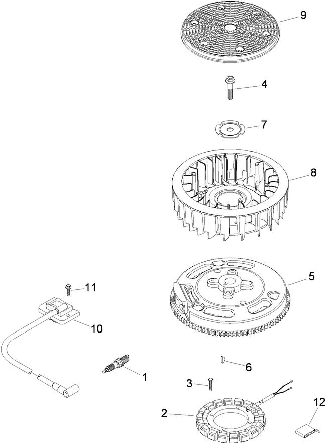 Ignition and Electrical Assembly Kohler SV830-0016
