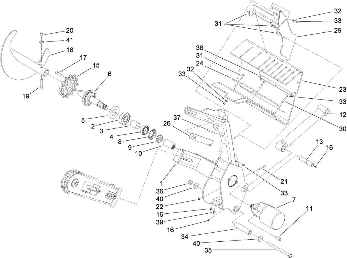 Trencher Assembly