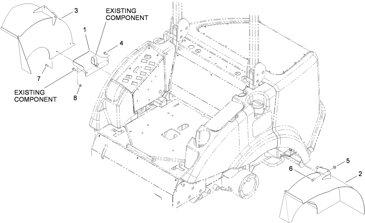 Fender Kit Assembly 117-9170