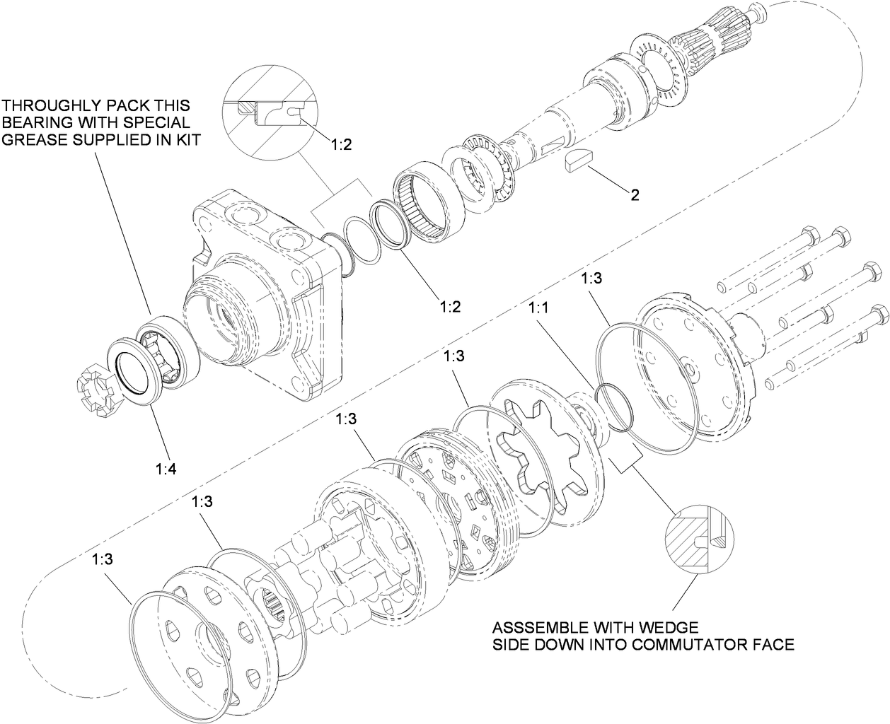Hydraulic Motor Asembly No. 107-4544
