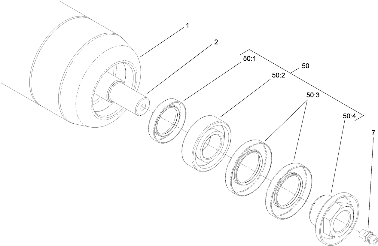 Long Roller Assembly No. 112-8915