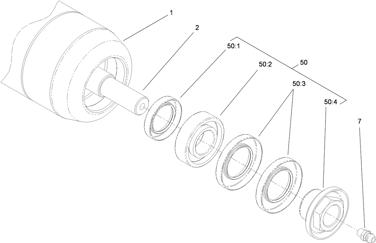 Optional Full Front Roller Assembly No. 114-9383