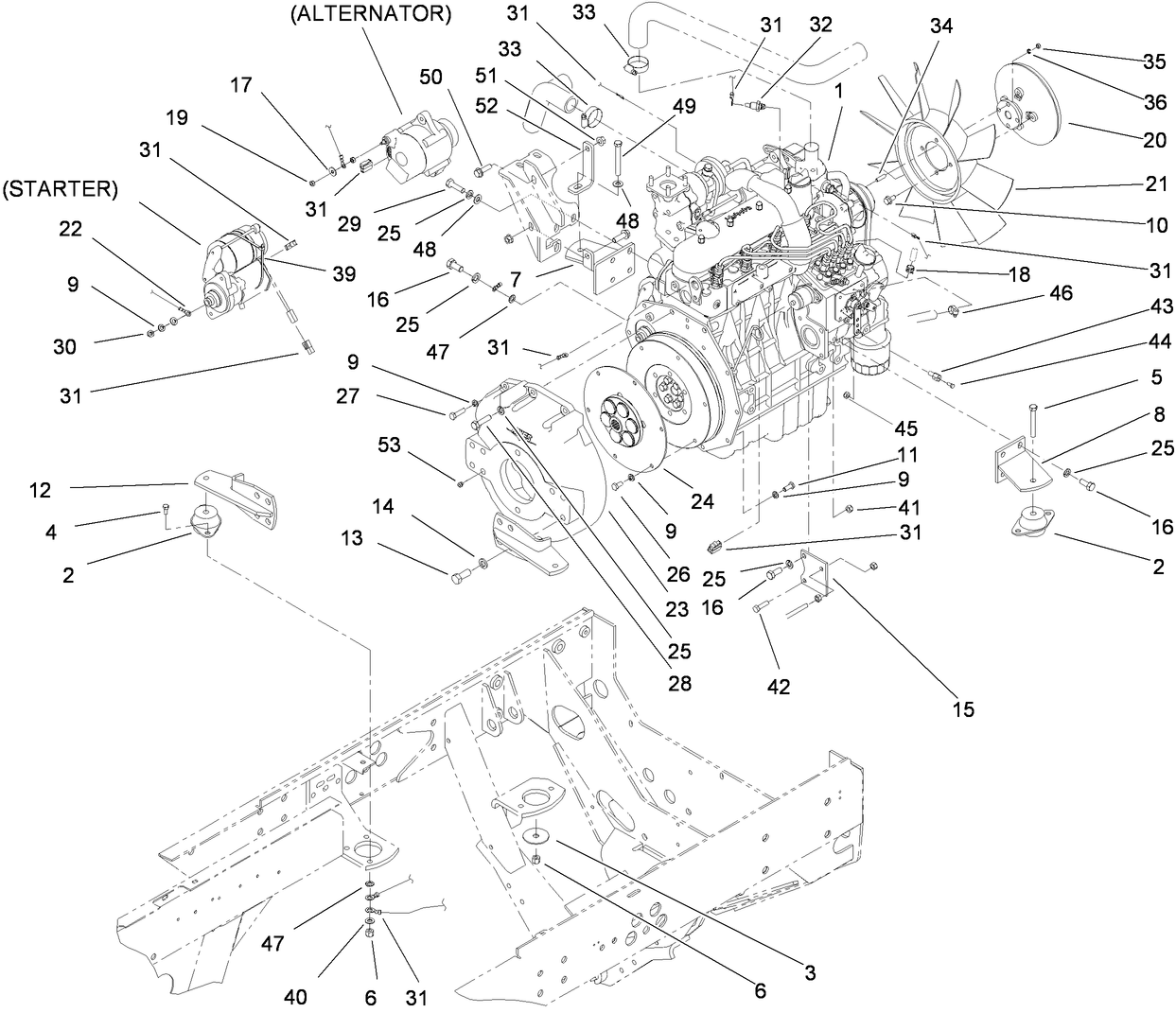 Engine Installation Assembly