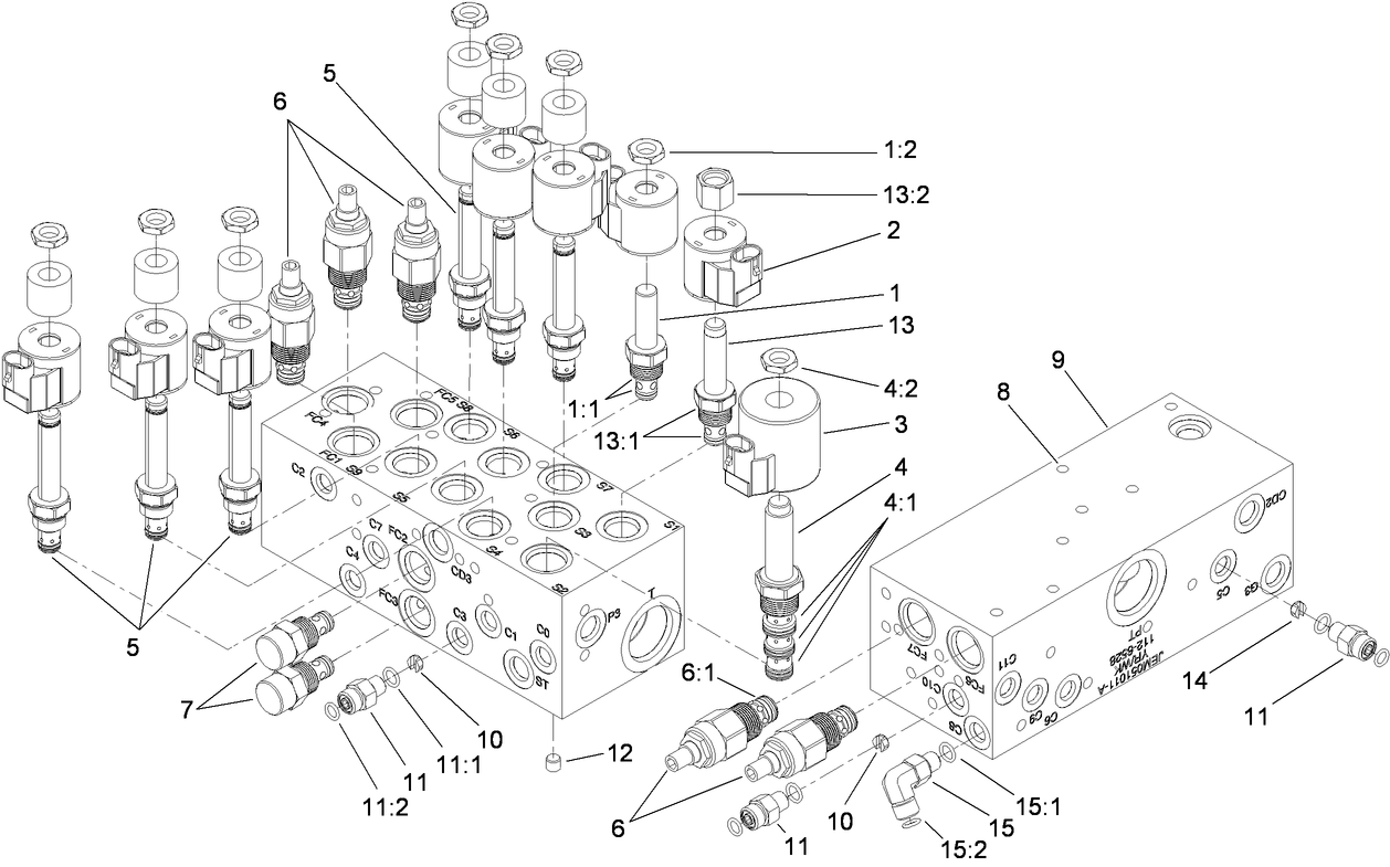 Lift Manifold Assembly No. 112-6528