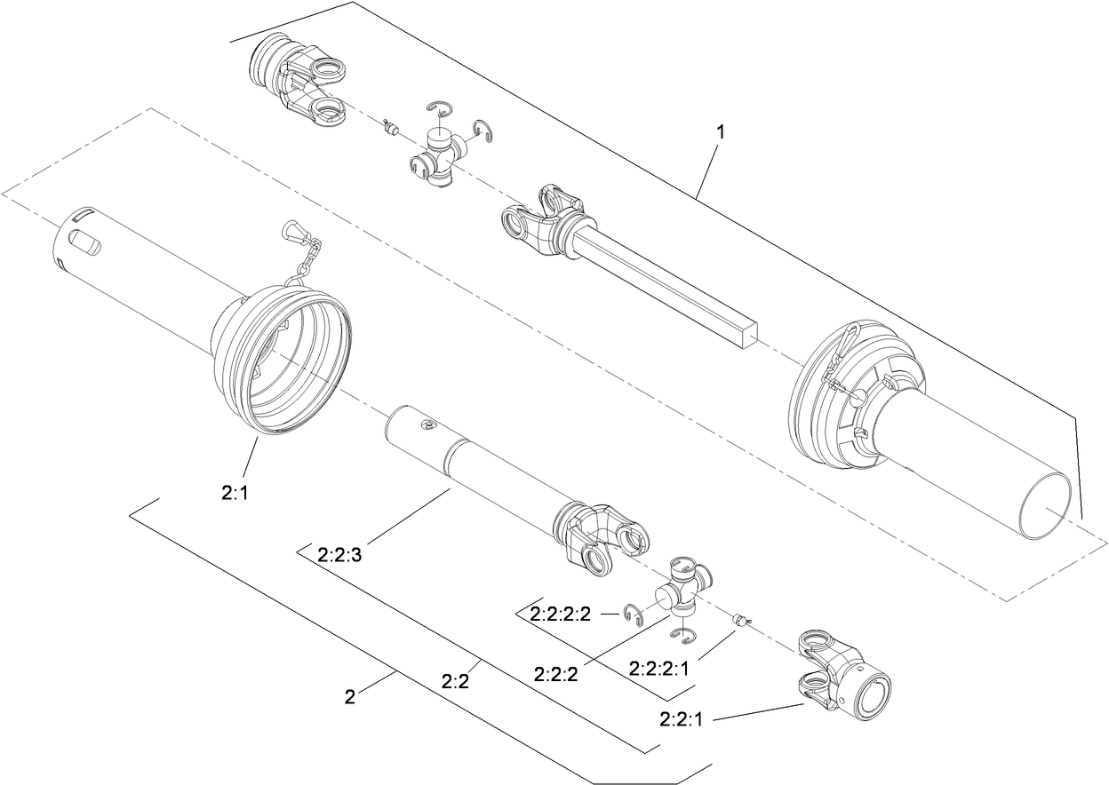 Drive Shaft Assembly No. 105-4924