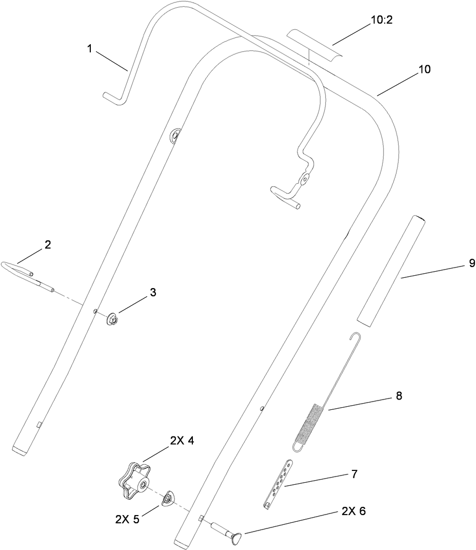 Upper Handle Control Assembly