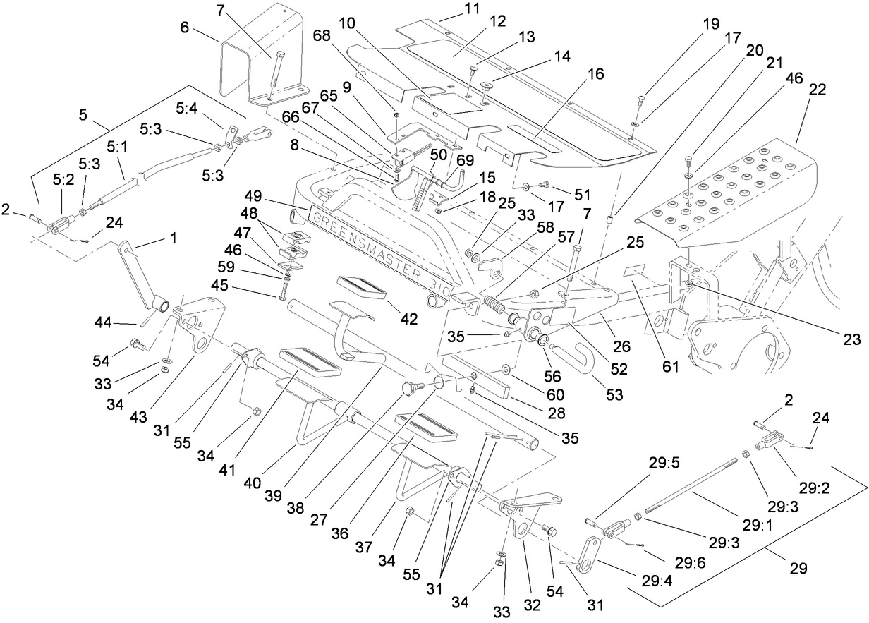 Control Pedal Assembly