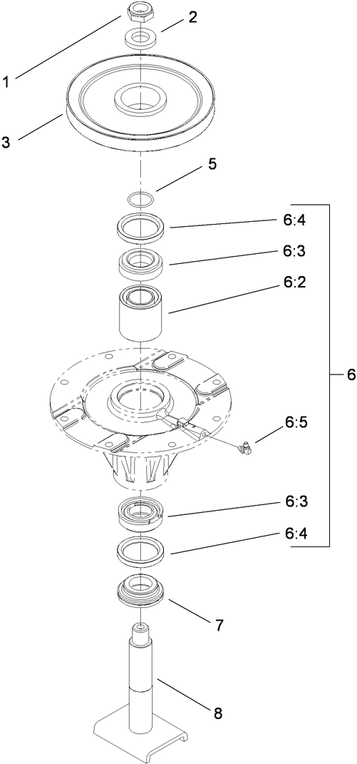 Spindle Assembly No. 110-6382