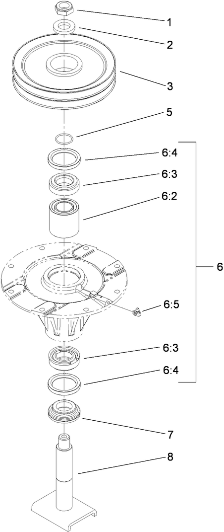 Spindle Assembly No. 110-6381