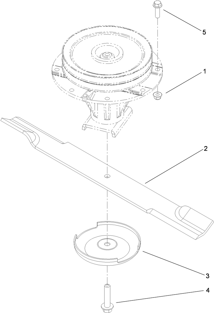 Spindle and Blade Assembly
