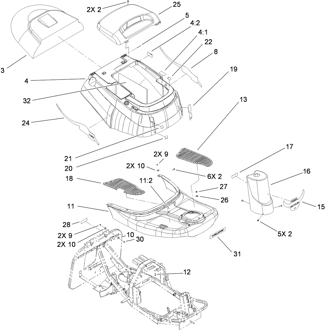Body and Decal Assembly