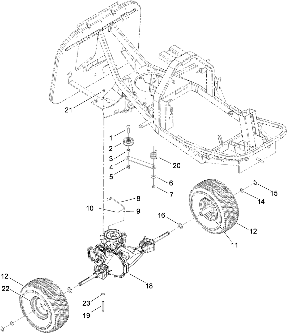 Hydro Transaxle Assembly