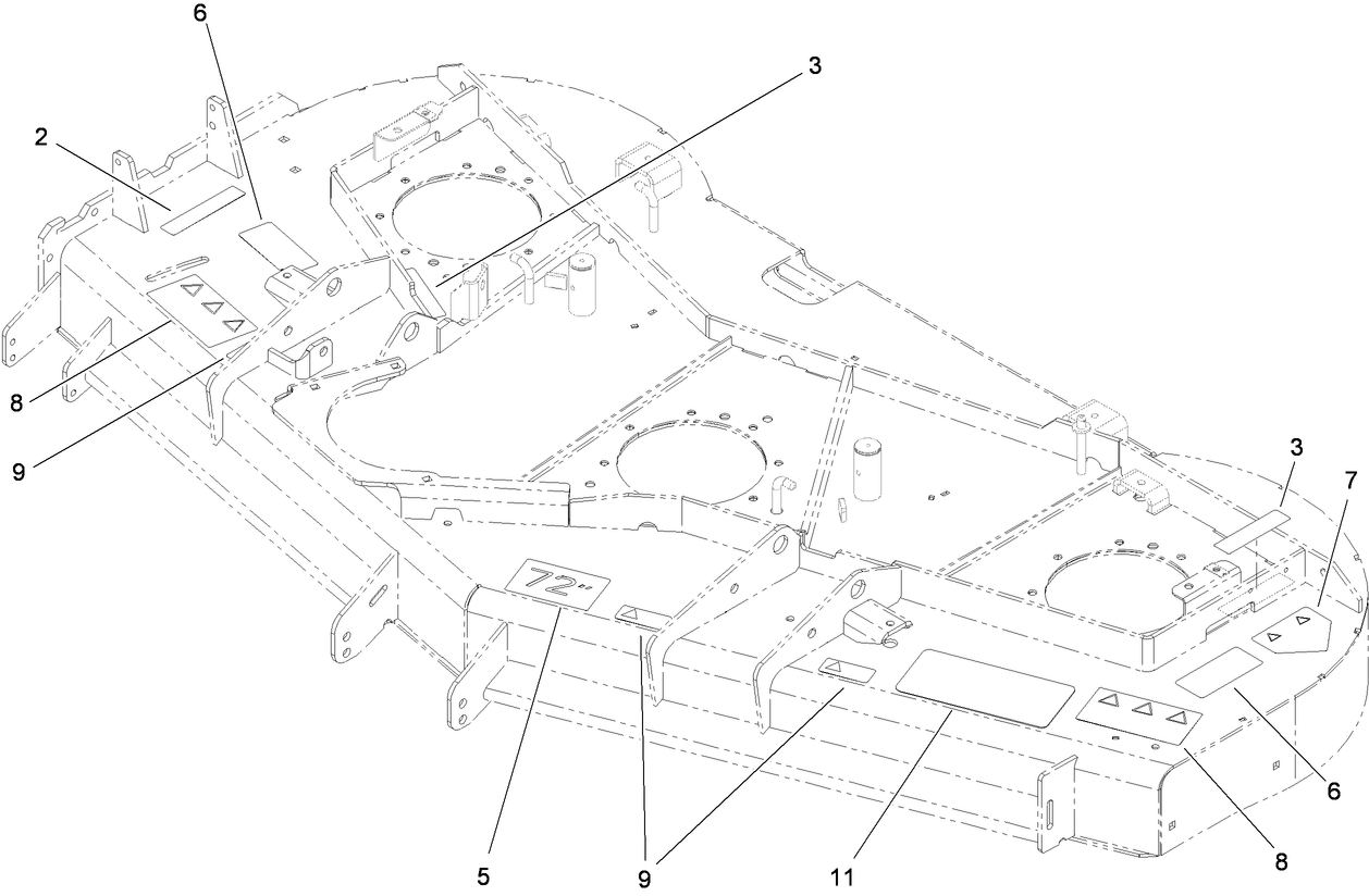 Deck Decal Assembly No. 108-9901