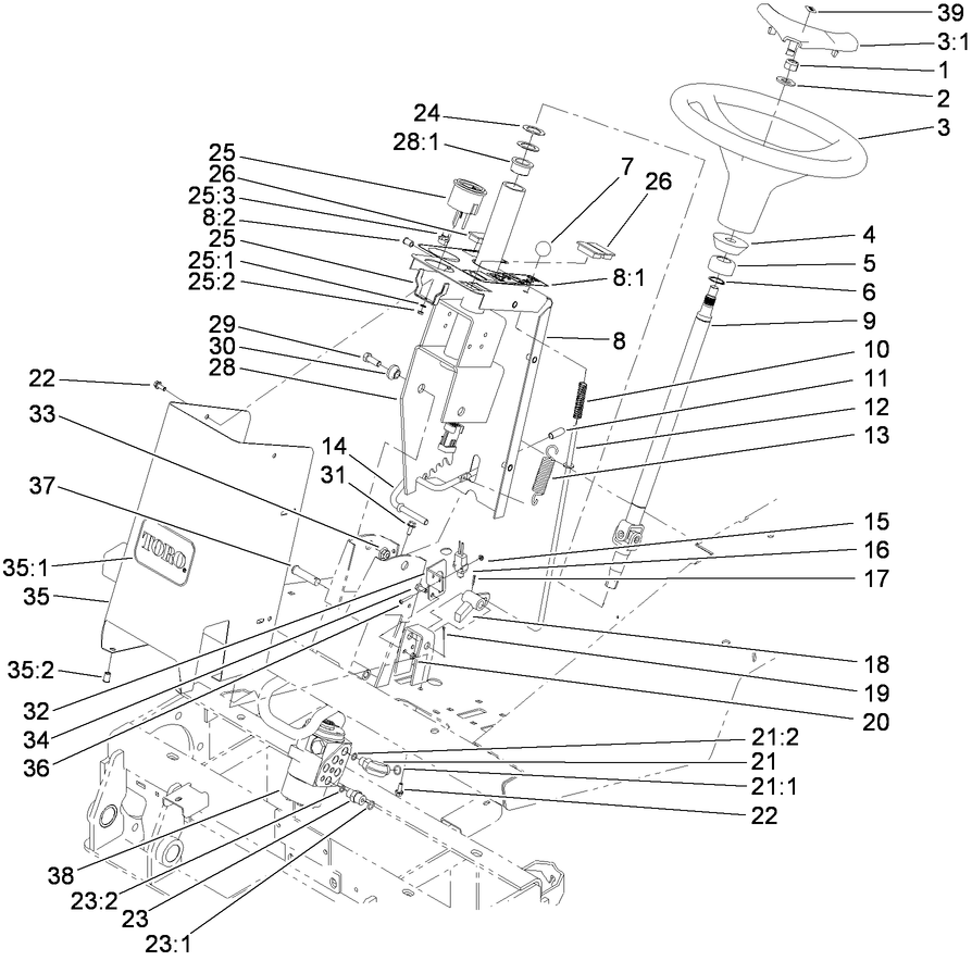 Steering Tower Assembly