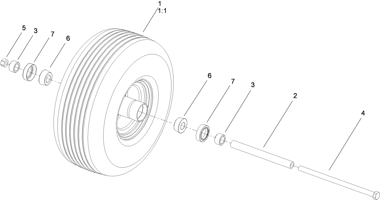 Caster Wheel Assembly No. 108-9954