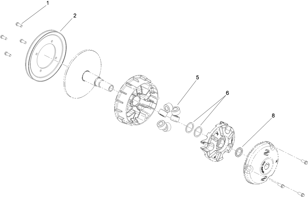 Primary Clutch Assembly No. 119-0802