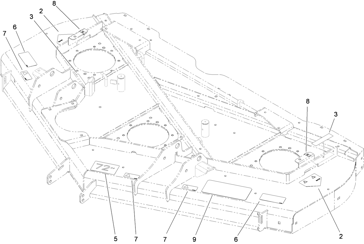Deck Decal Assembly No. 108-9903