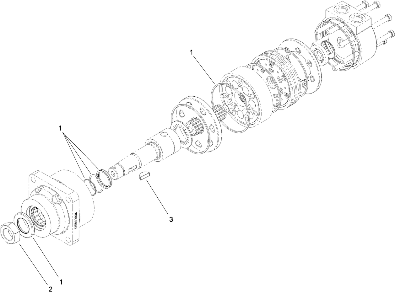 Hydraulic Motor Assembly No. 108-5230