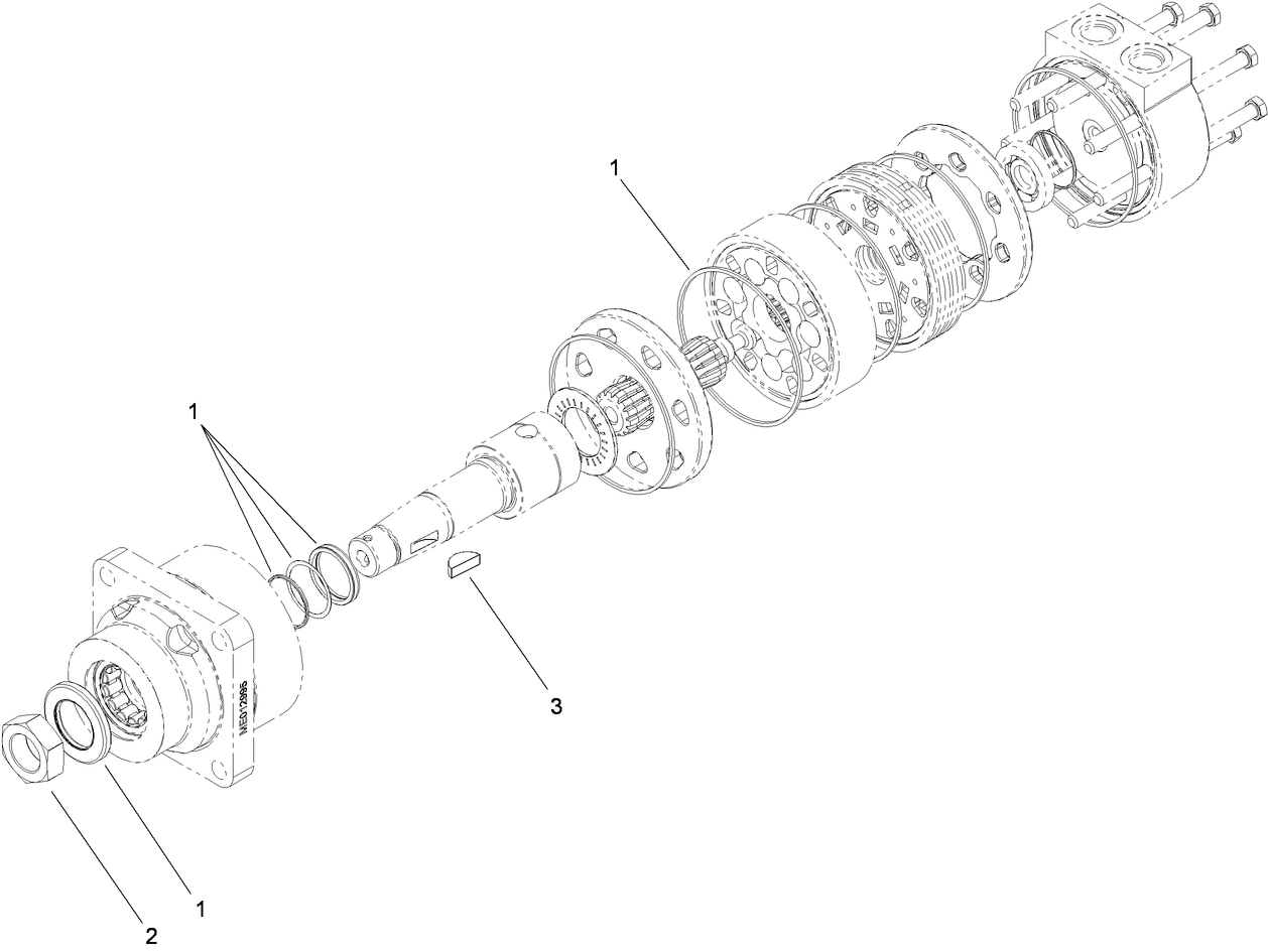 Hydraulic Motor Assembly No. 108-5155