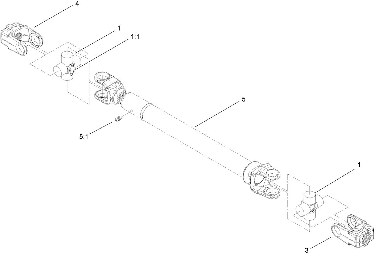 Driveshaft Assembly No. 110-3575