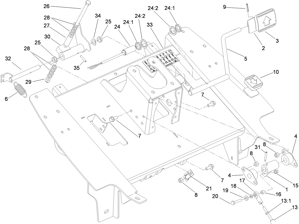 Traction Pedal Assembly