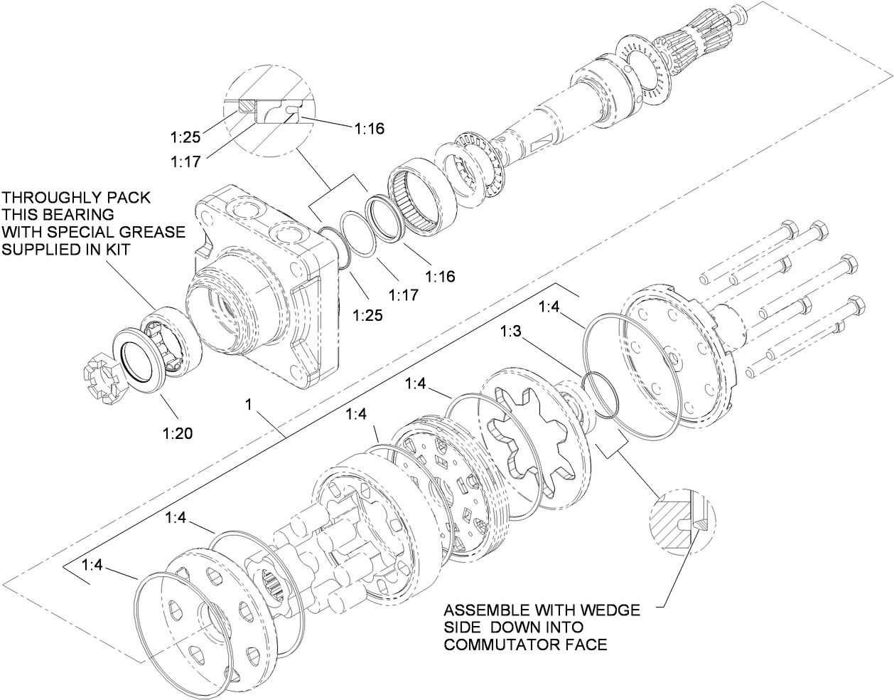 Hydraulic Motor Assembly No. 114-8860