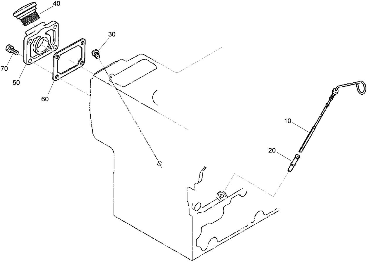 Dipstick and Guide Assembly
