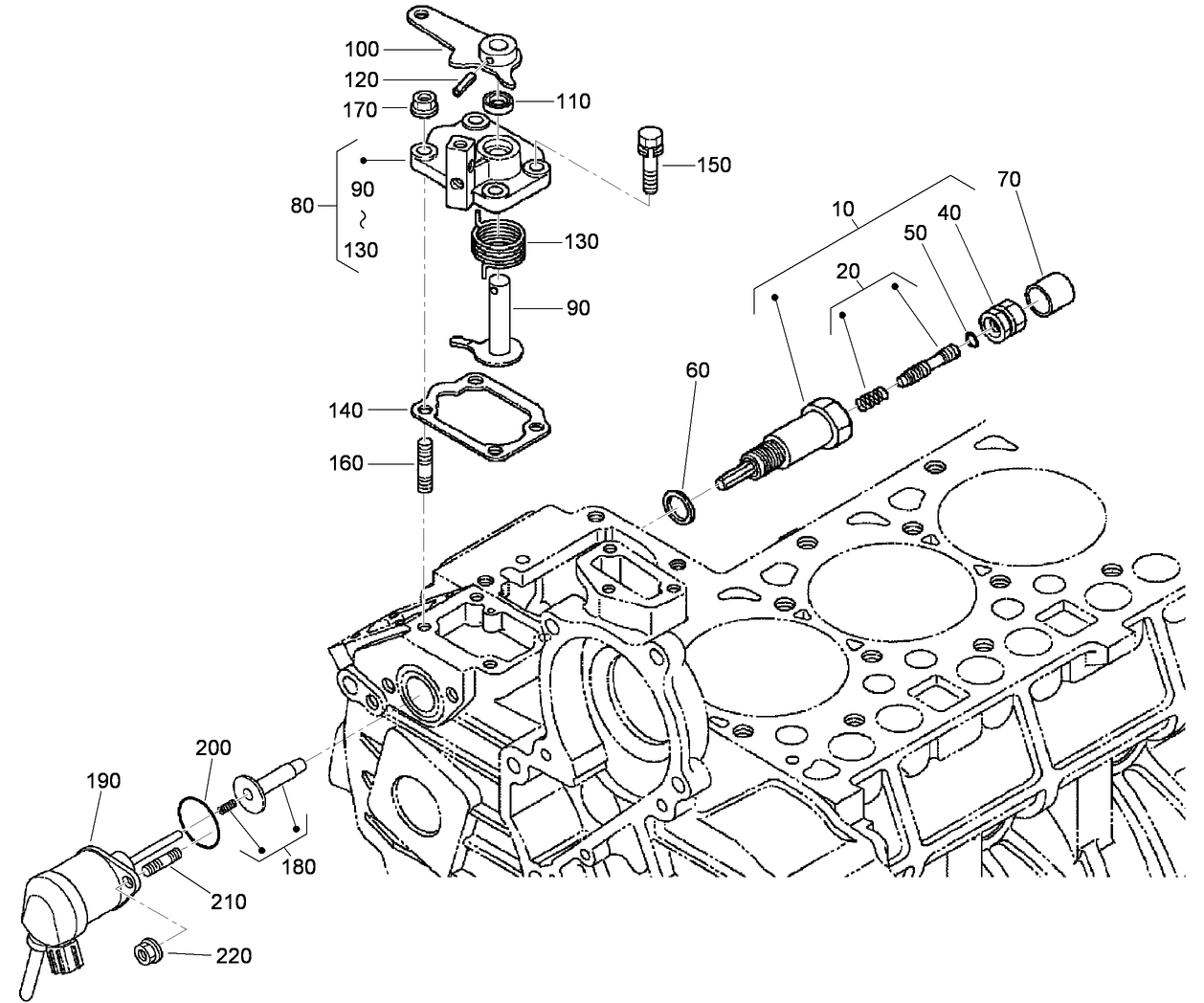 Idle Apparatus and Stop Solenoid Assembly