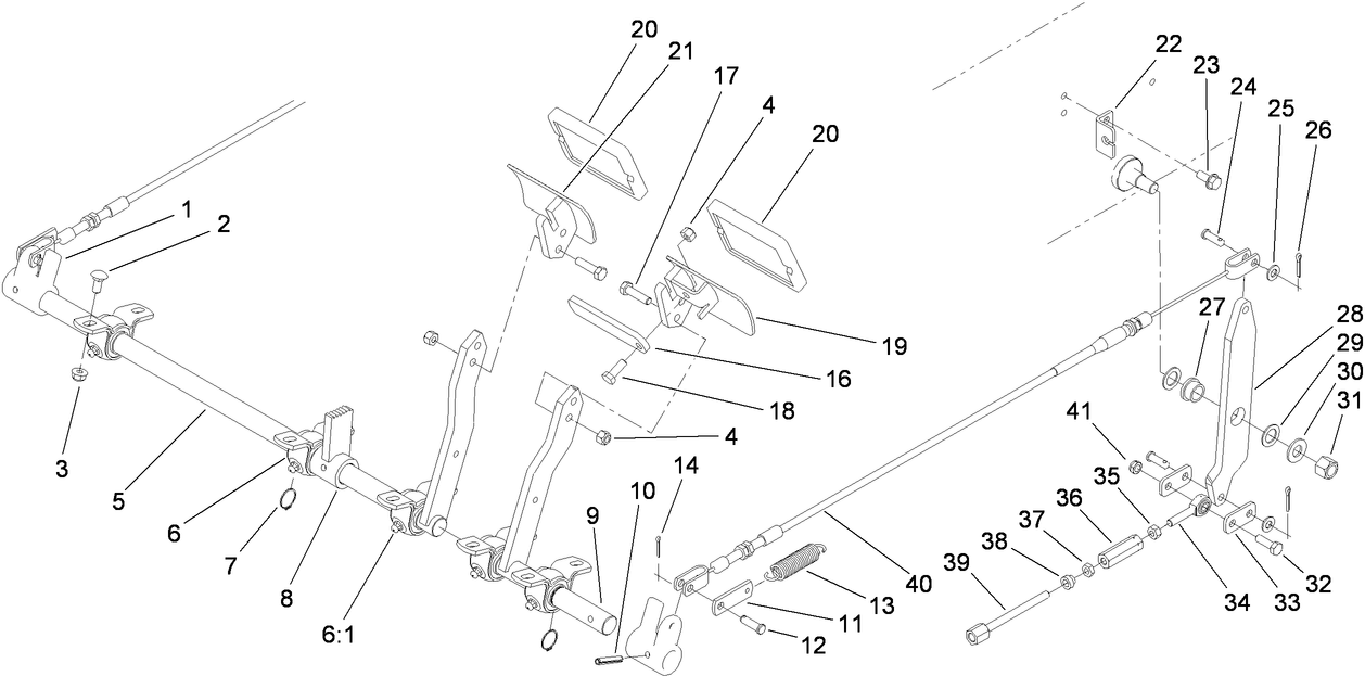 Brake Pedal and Linkage Assembly