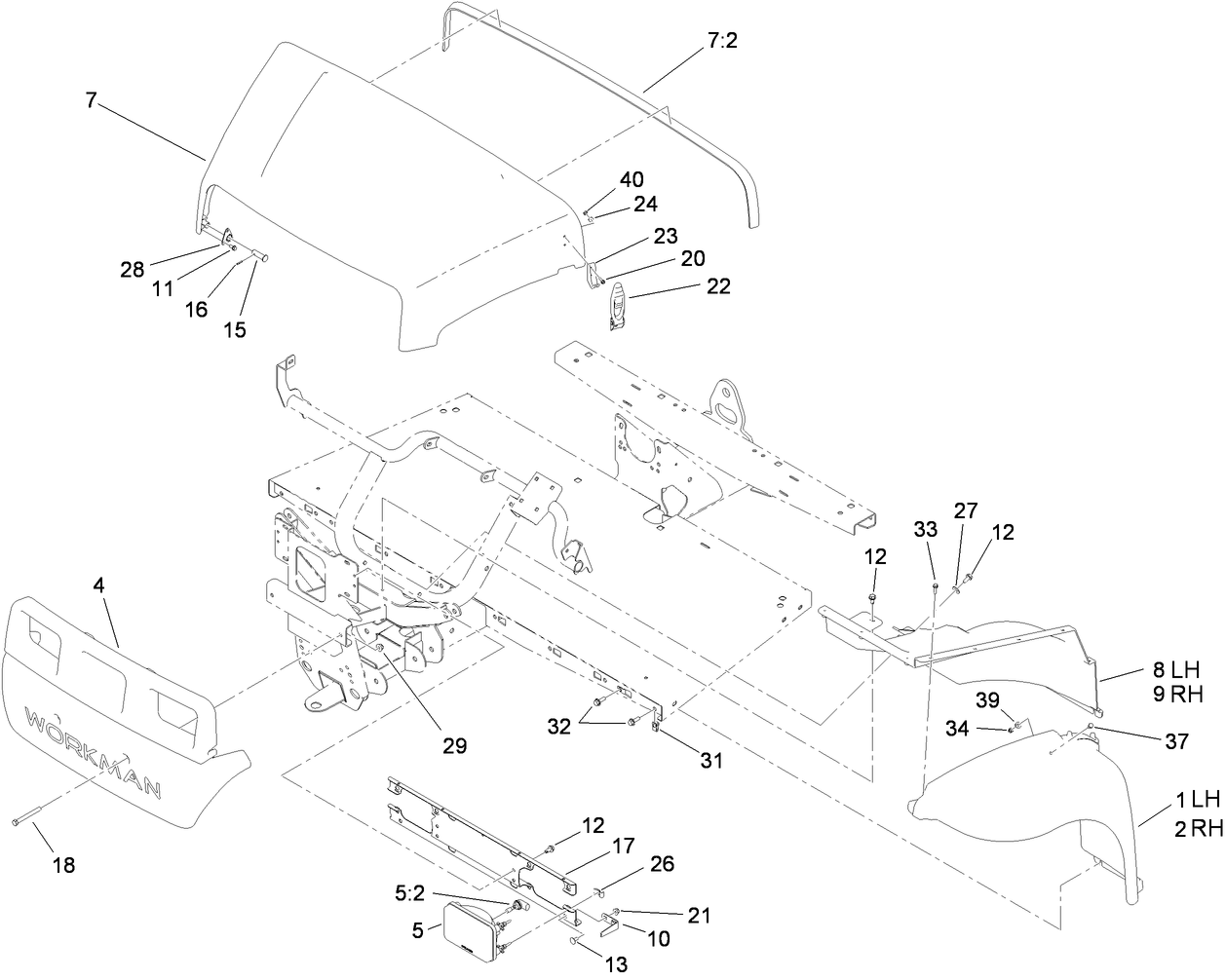 Hood and Fender Assembly
