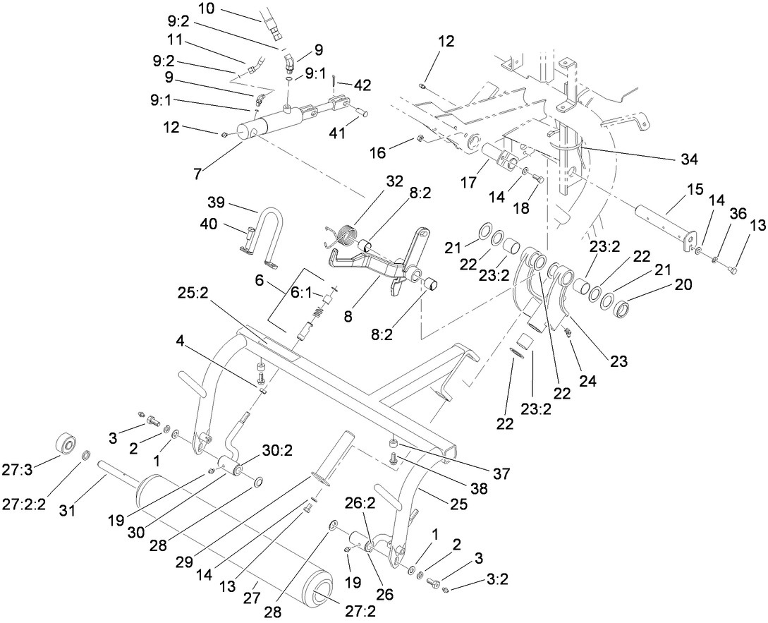 Rear Pull Frame Assembly