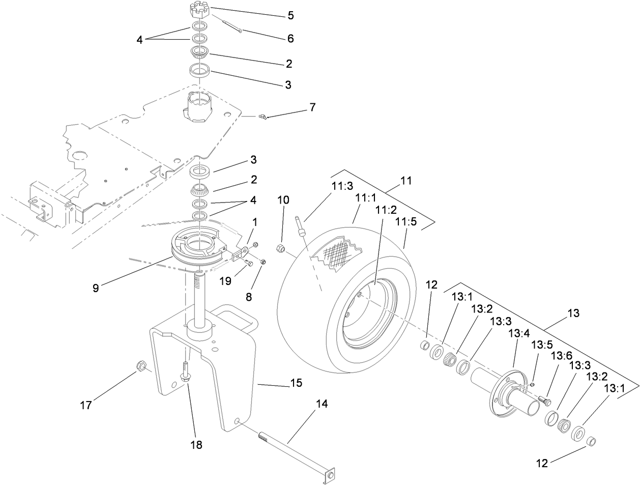 Rear Wheel Assembly