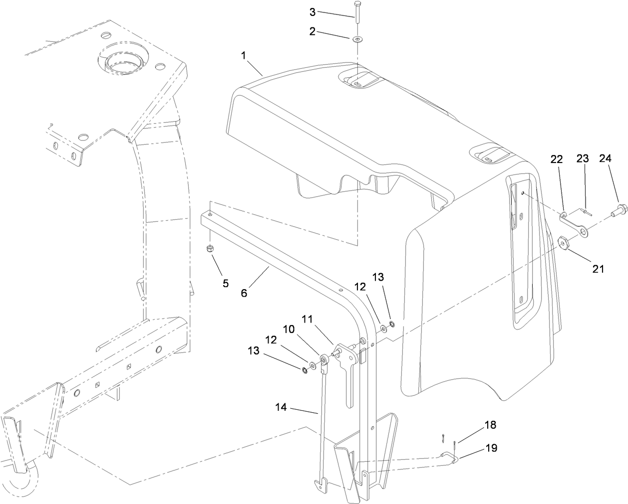 Jackshaft Hood Assembly