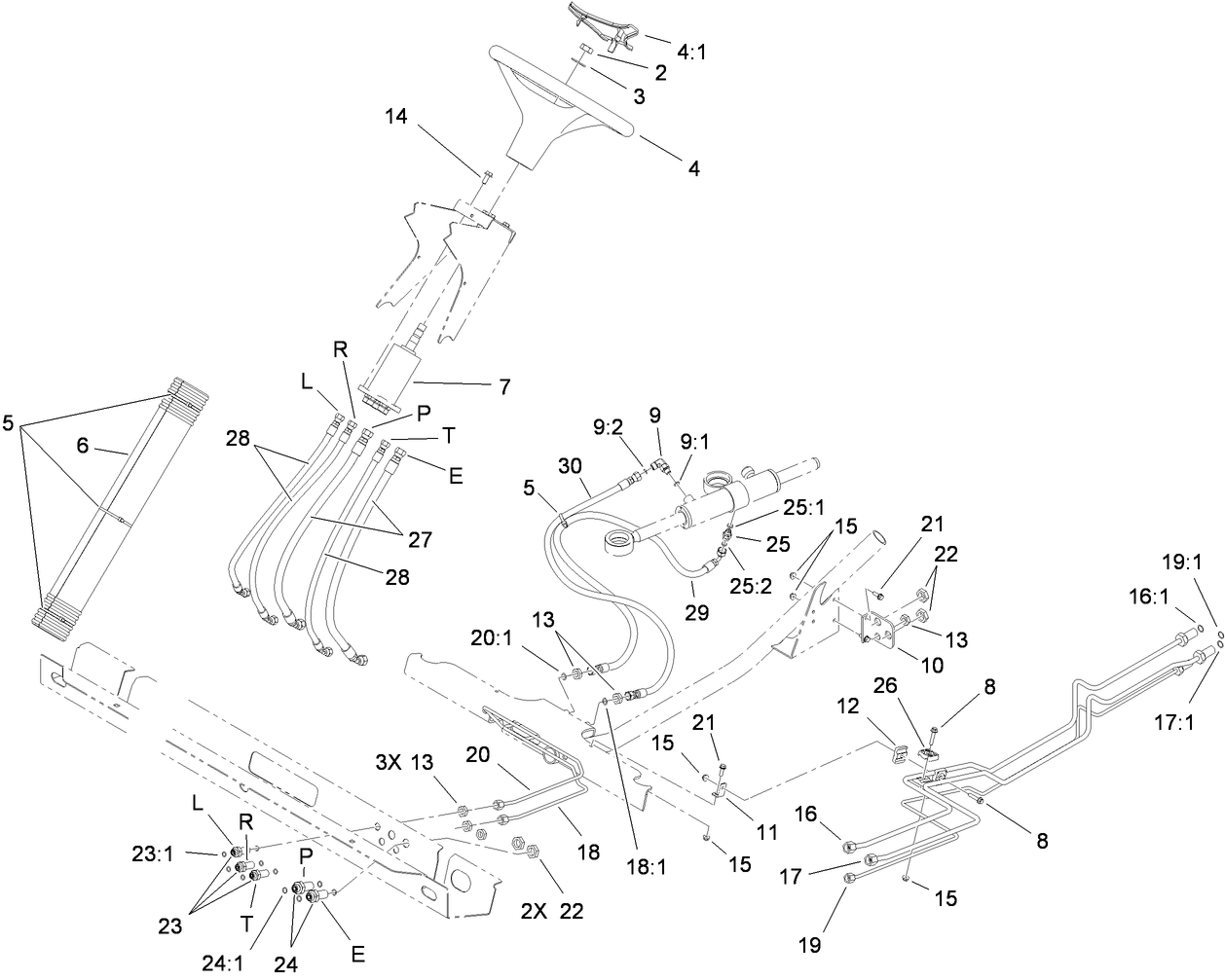 Steering Hydraulic Assembly