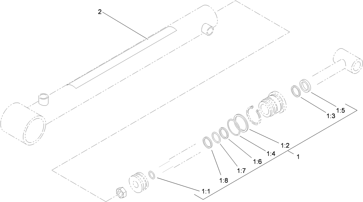 Hydraulic Cylinder Assembly No. 106-7939