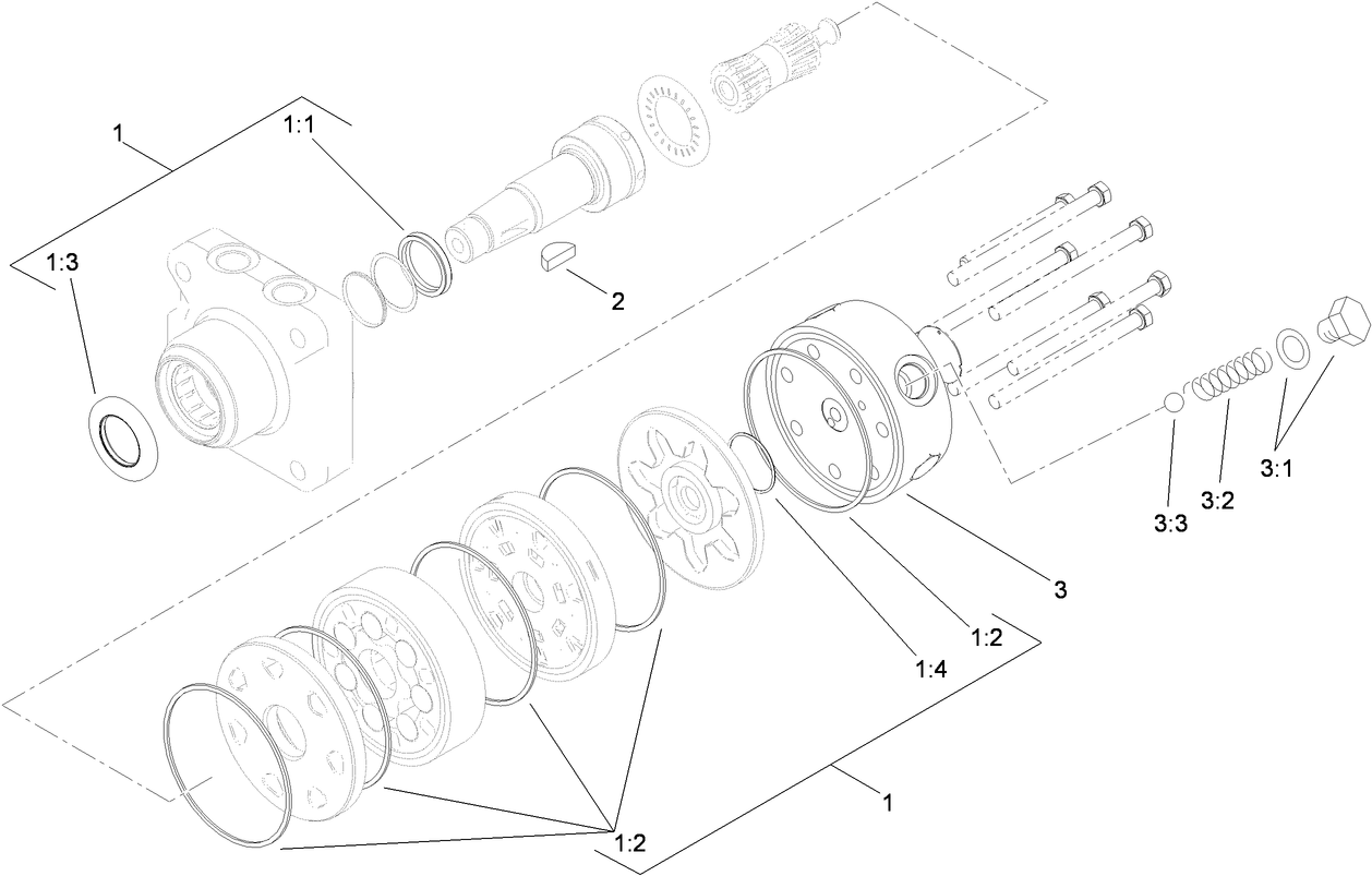 Hydraulic Motor Assembly No. 108-2948