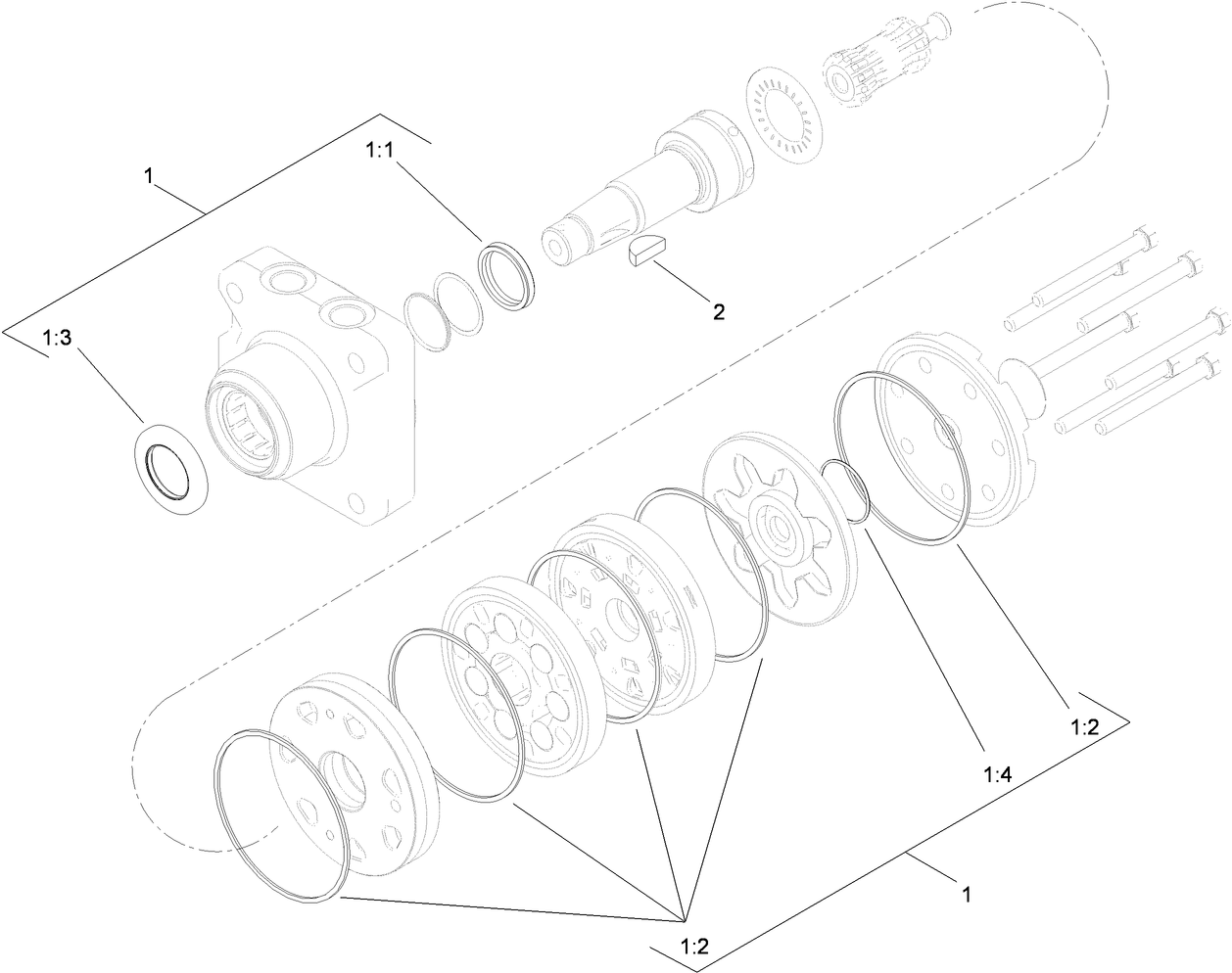 Hydraulic Motor Assembly No. 108-2949