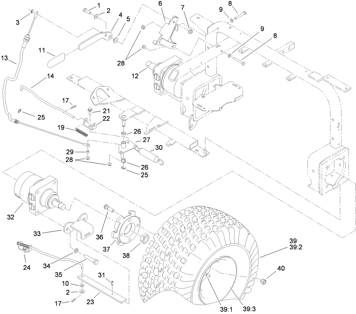 Rear Wheel Assembly
