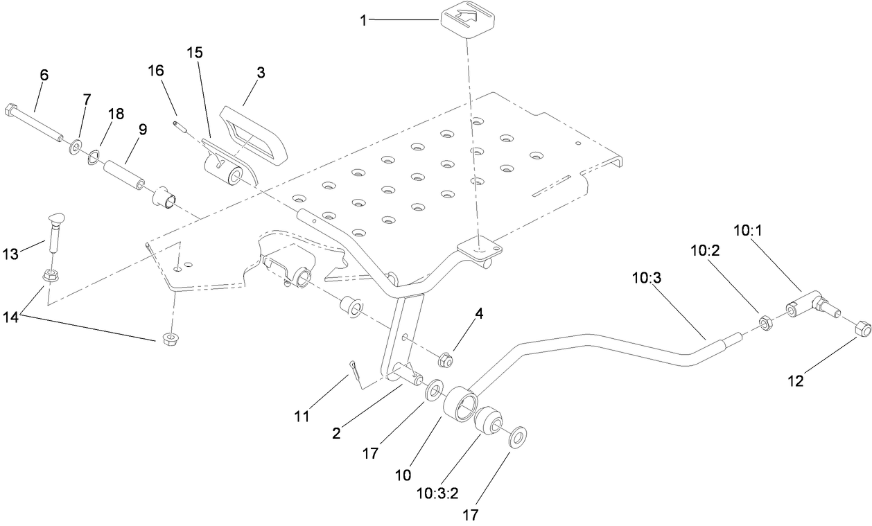 Traction Pedal Assembly