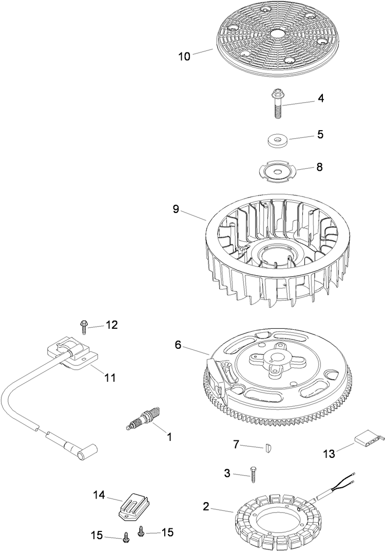 Ignition and Electrical Assembly  Kohler SV820-0015