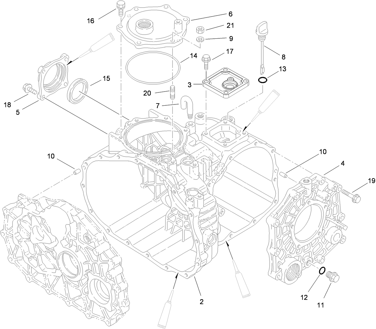 Case Assembly Transaxle Assembly No. 115-7783