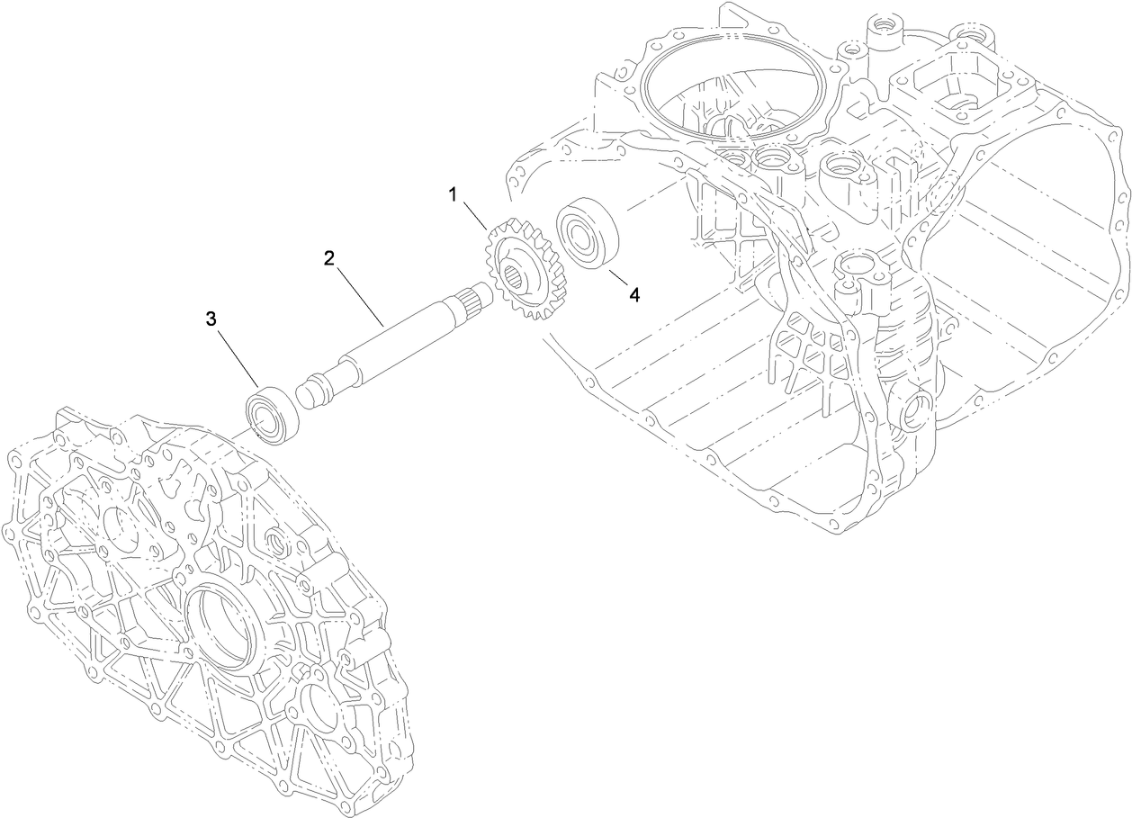 Reverse Shaft Assembly Transaxle Assembly No. 115-7783